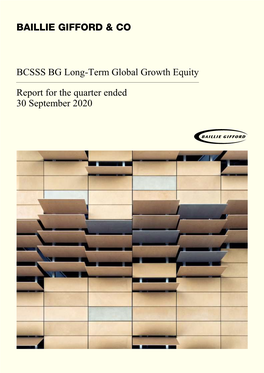 BAILLIE GIFFORD & CO BCSSS BG Long-Term Global Growth Equity
