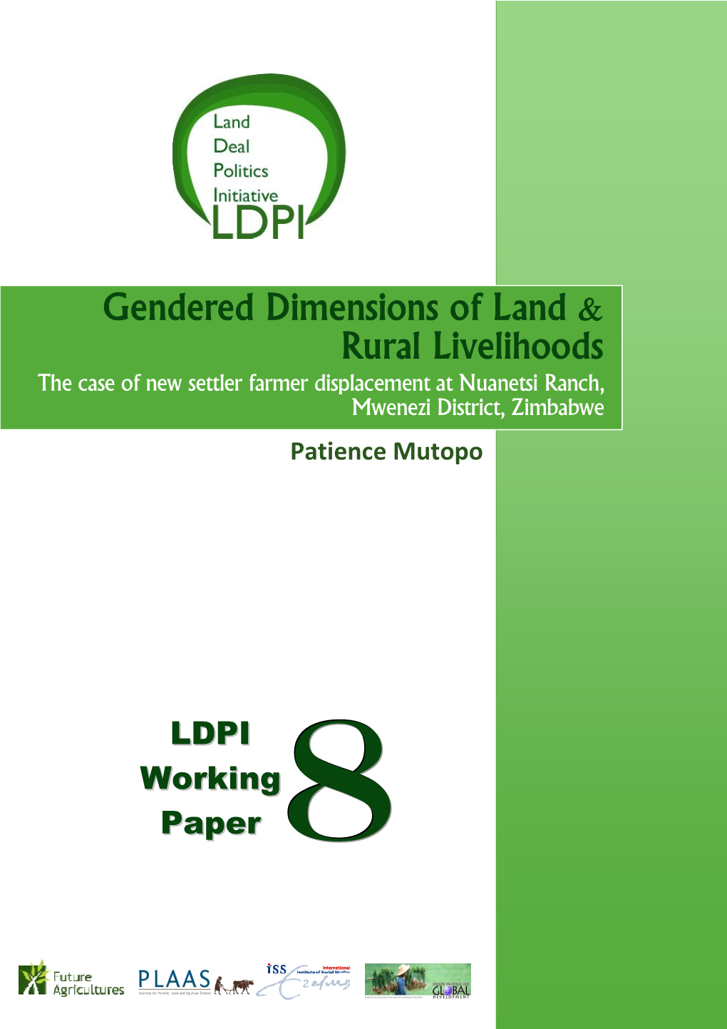 Gendered Dimensions of Land & Rural Livelihoods
