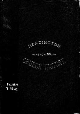 Readington NJ Church History
