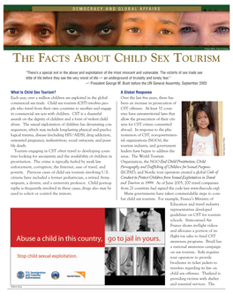 The Facts About Child Sex Tourism