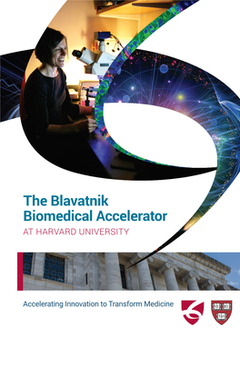The Blavatnik Biomedical Accelerator at HARVARD UNIVERSITY