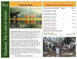 Thailand Trip Full Brochure