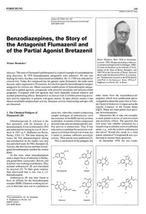 Benzodiazepines, the Story of the Antagonist Flumazenil and of the Partial Agonist Bretazenil