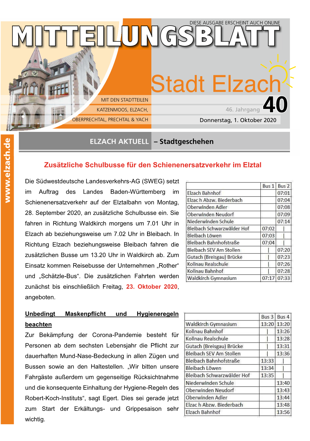 Mitteilungsblatt