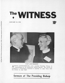 1959 the Witness, Vol. 45, No. 44. January 22, 1959