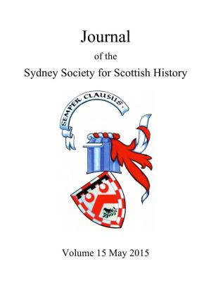 Journal of the Sydney Society for Scottish History