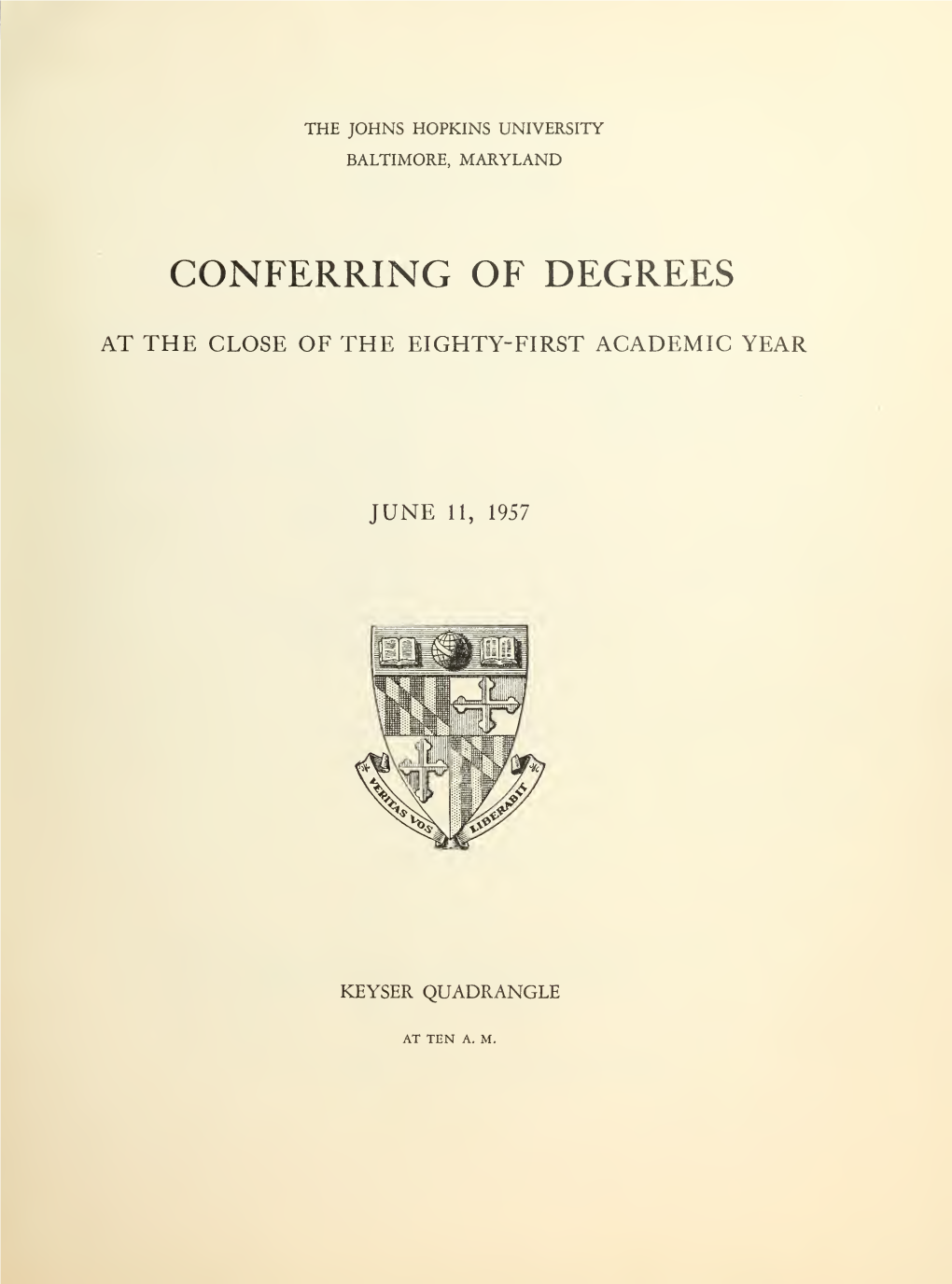 Commencement 1941-1960