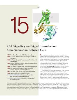 Cell Signaling and Signal Transduction: Communication Between Cells