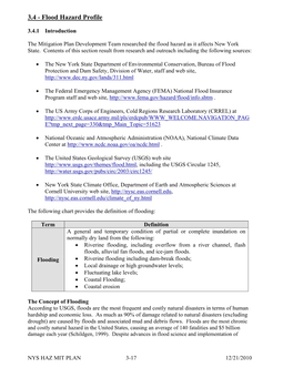 3.4 - Flood Hazard Profile