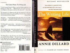 The Writing Life by Annie Dillard