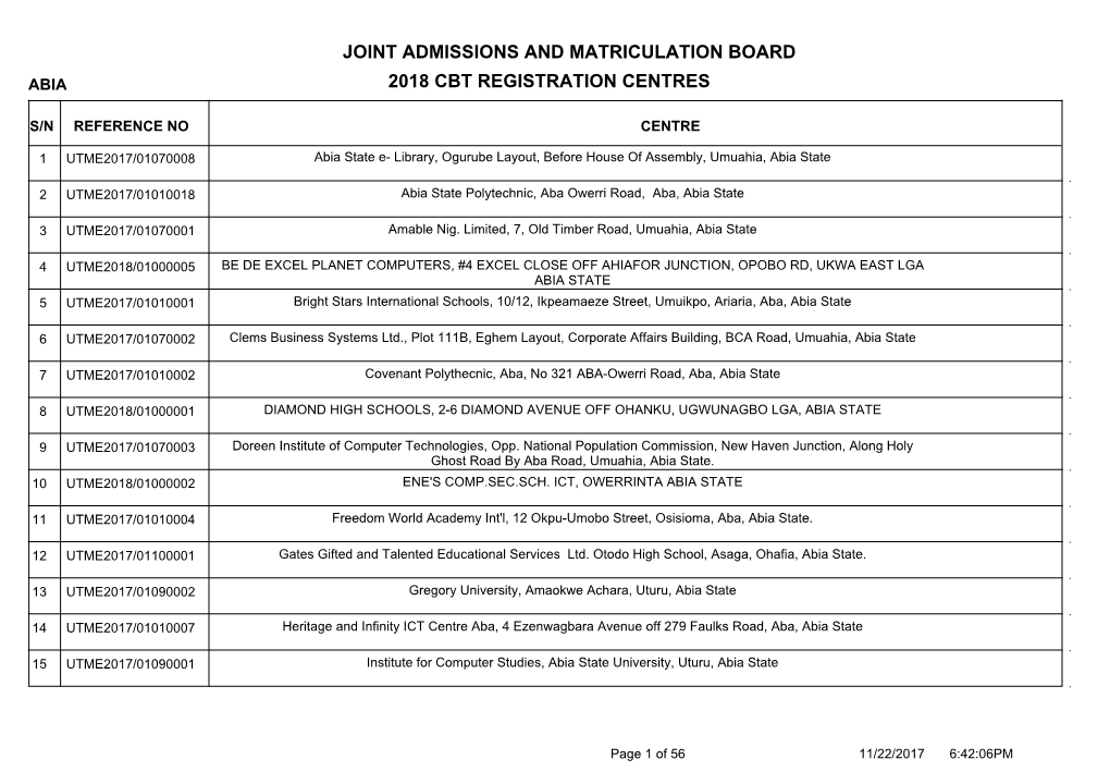 Jamb-Cbt-Centres