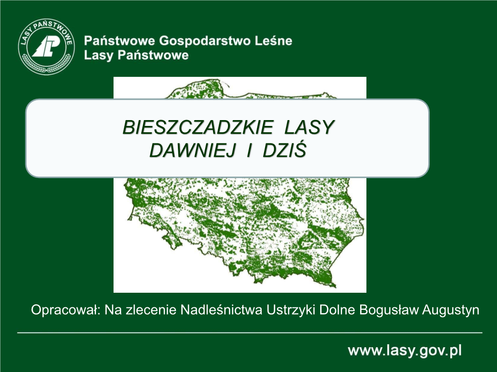 3. Bieszczadzkie Lasy Dawniej I Dziś