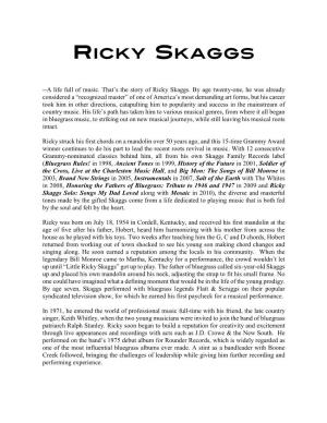 Ricky Skaggs