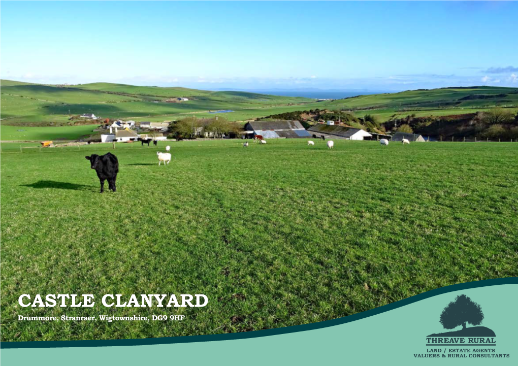 CASTLE CLANYARD Drummore, Stranraer, Wigtownshire, DG9 9HF Location Plan