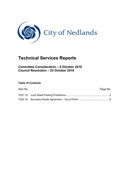 Technical Services Reports