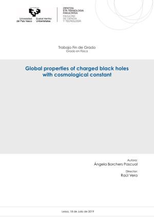 Global Properties of Charged Black Holes with Cosmological Constant