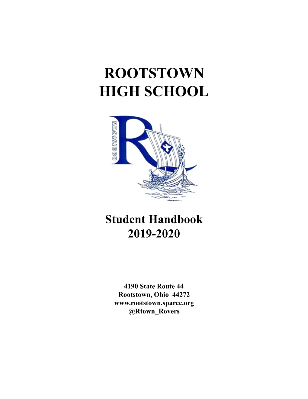 2019-2020 Student Handbook