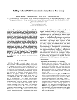 Building Scalable PGAS Communication Subsystem on Blue Gene/Q