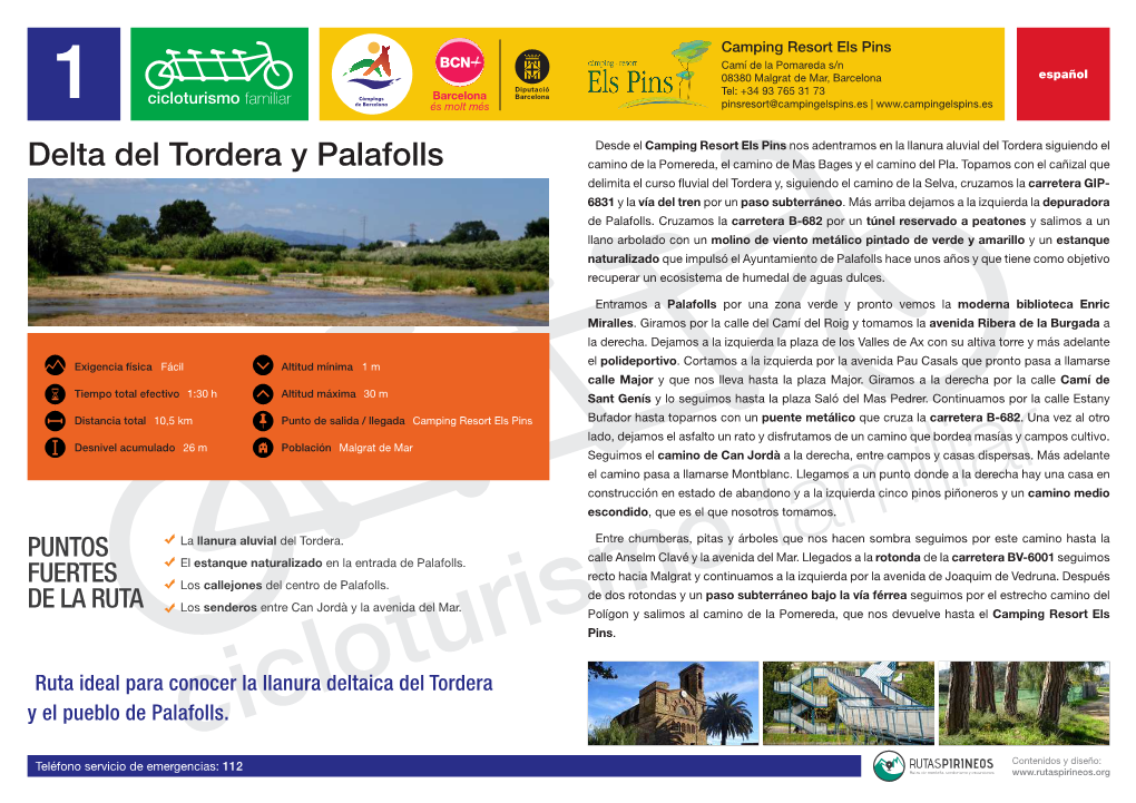 Ruta Delta Del Tordera Y Palafolls