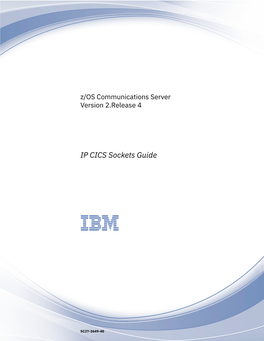 Z/OS Communications Server Version 2.Release 4