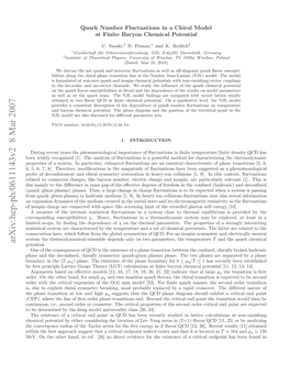 Quark Number Fluctuations in a Chiral Model at Finite Baryon Chemical