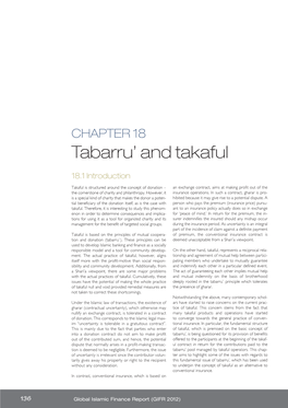 Tabarru' and Takaful