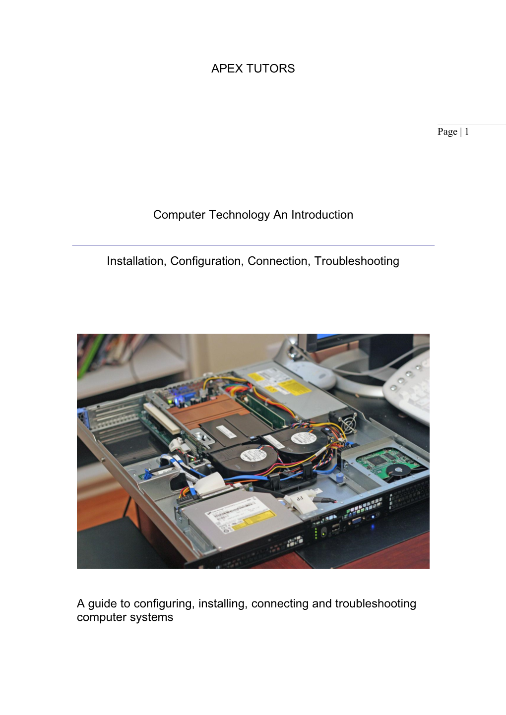 Computer Technology an Introduction