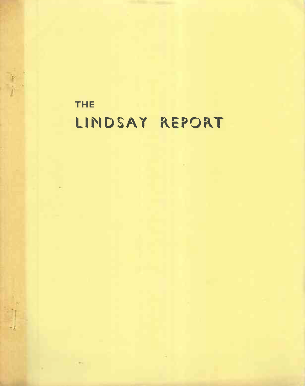 Lindsay Report