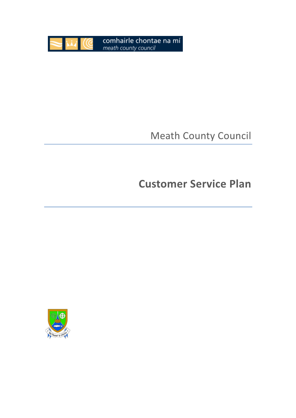 Customer Service Plan