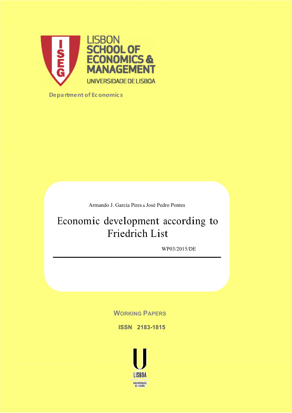 Economic Development According to Friedrich List