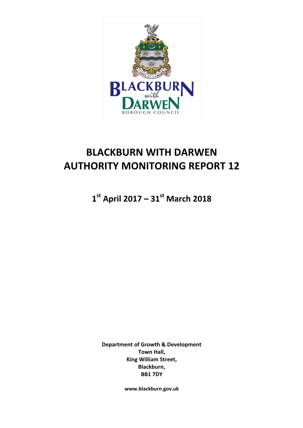 Authority Monitoring Report 12