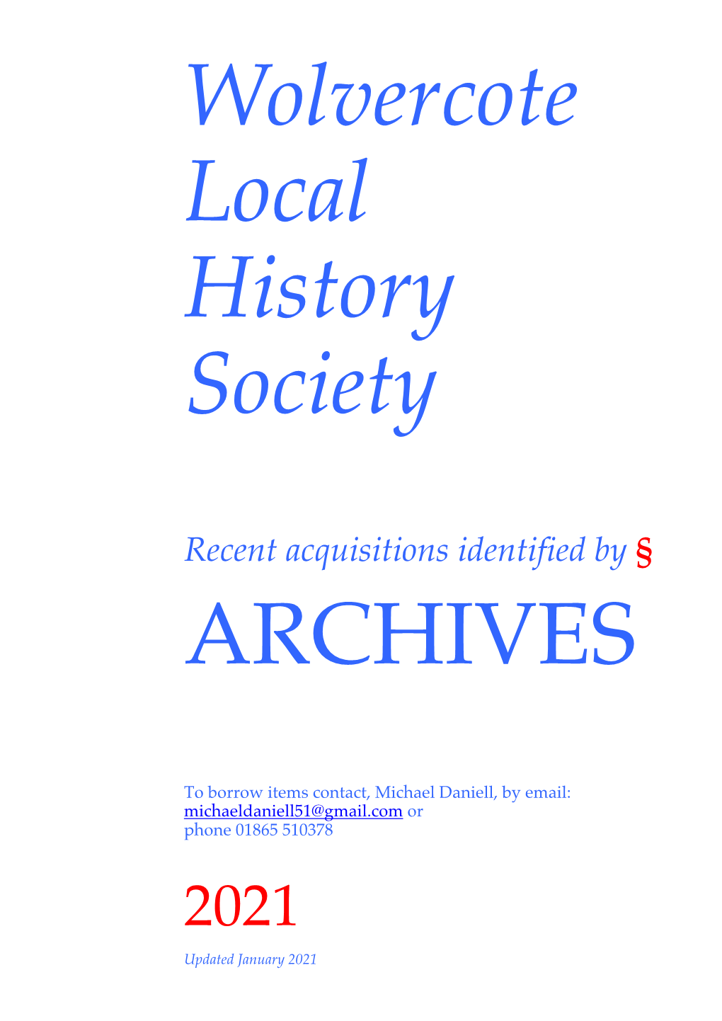 Archive Jan 2021