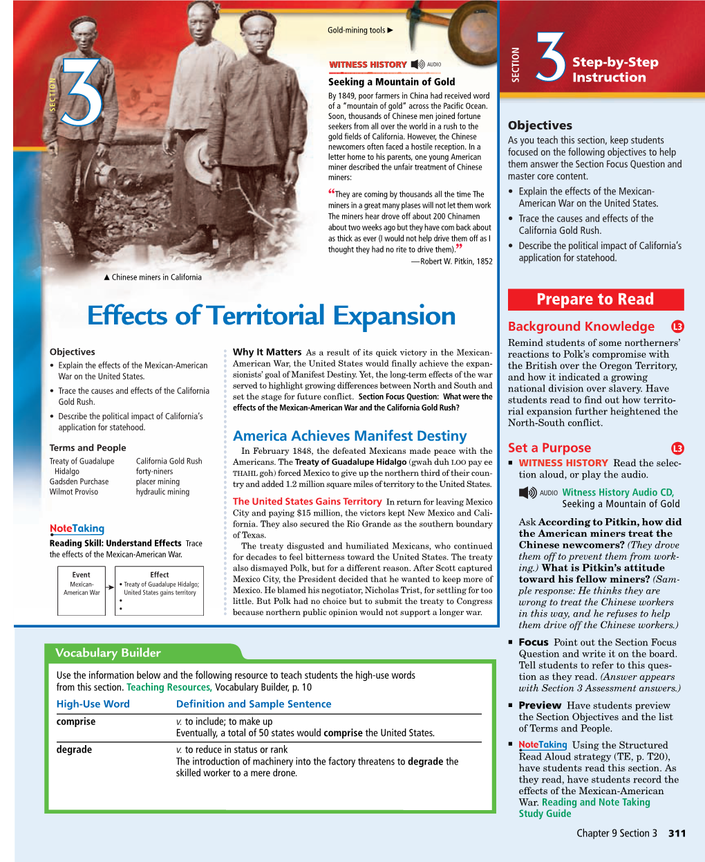 Effects of Territorial Expansion