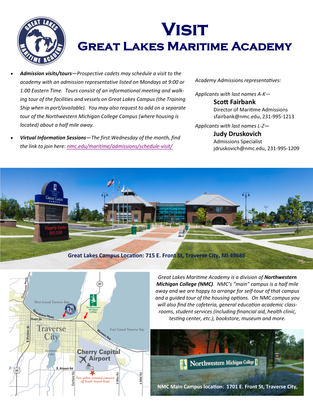 Guide to Visiting the Great Lakes Maritime Academy and Our Area