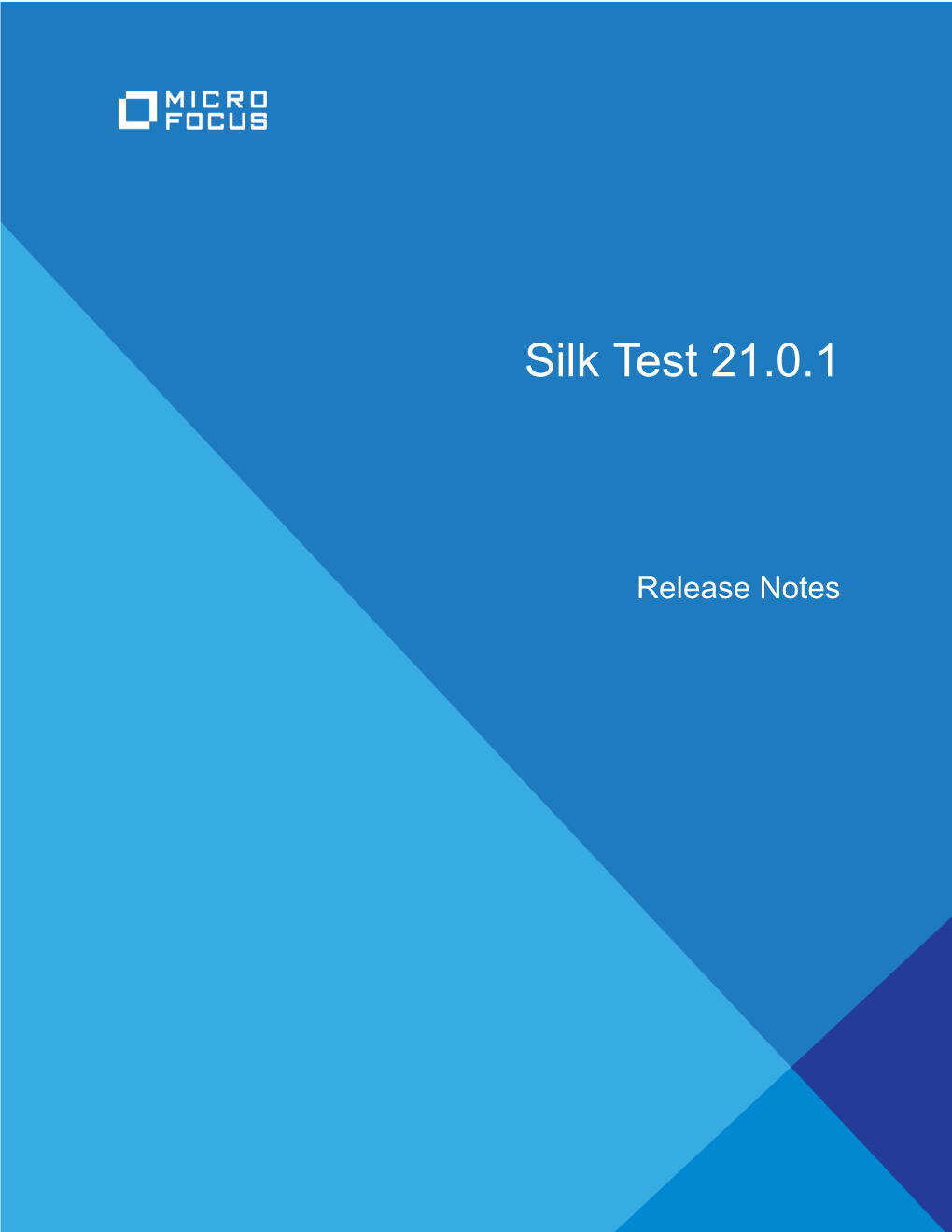 Silk Test 21.0.1