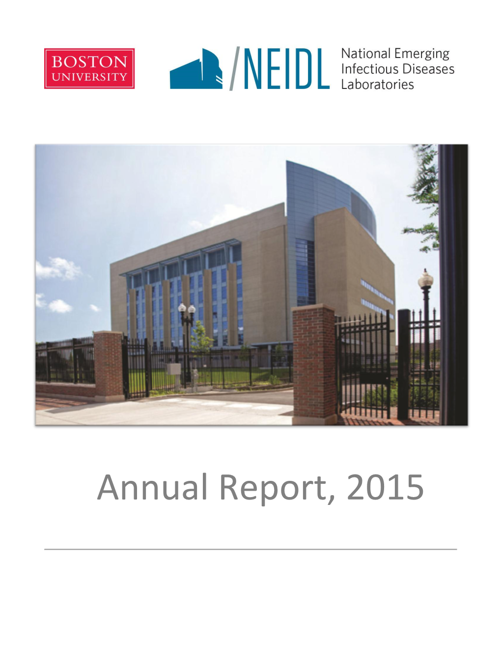 FY15 NEIDL Annual Report