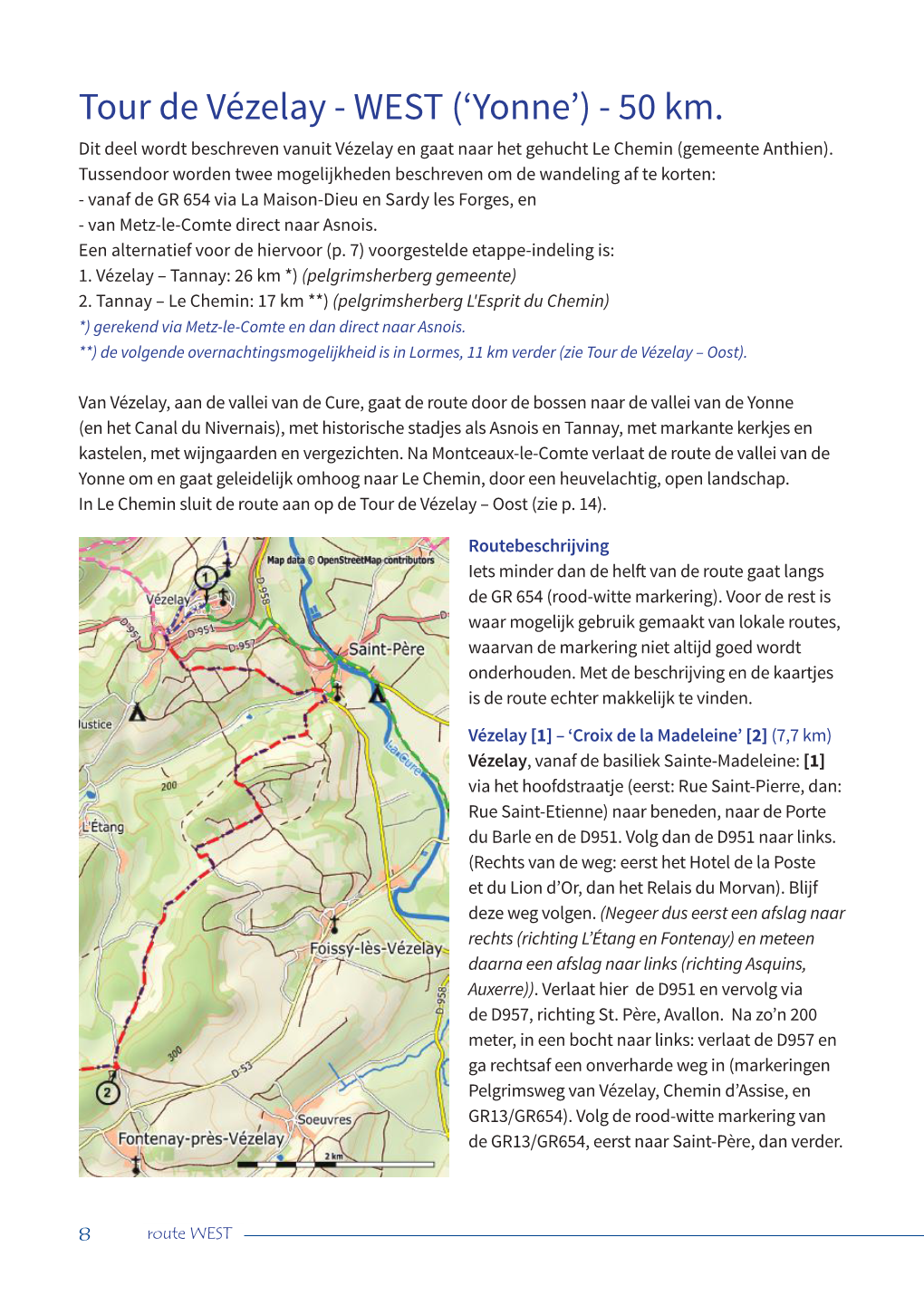 Tour De Vézelay - WEST (‘Yonne’) - 50 Km