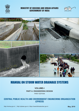 Storm Water Drainage Systems Volume I Engineering Size