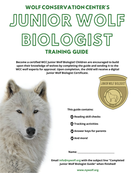 JR Biologist Guide Cover