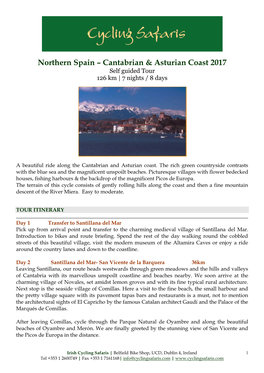 Northern Spain – Cantabrian & Asturian Coast 2017