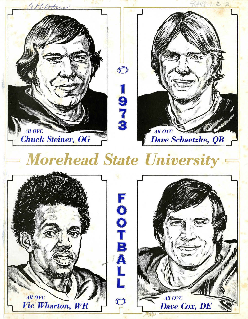 1973 Football Morehead State University