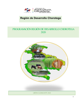 Programación Región De Desarrollo Chorotega 2020