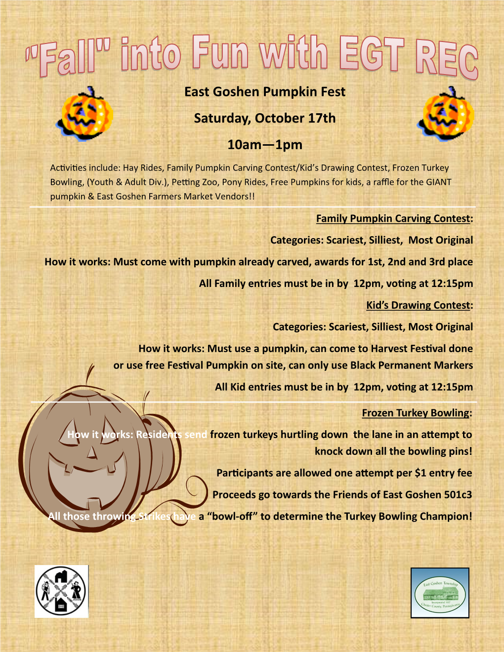 Pumpkin Festival Flyer