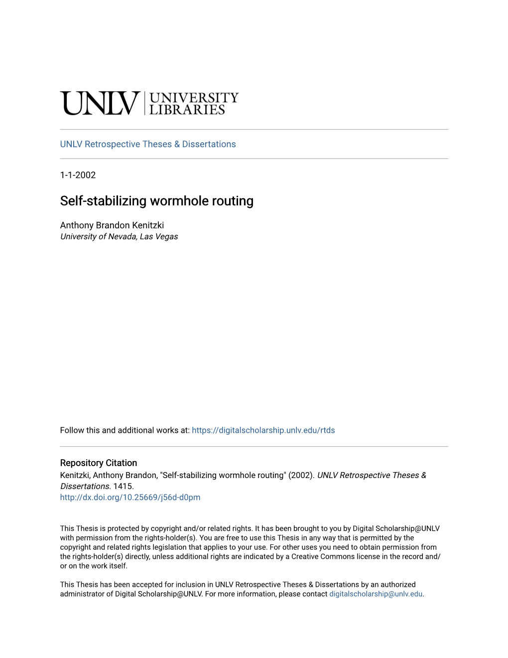 Self-Stabilizing Wormhole Routing