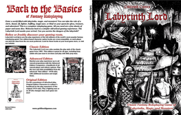 Labyrinth Lord, Revised Edition