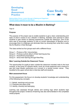 What Does It Mean to Be a Muslim in Barking?