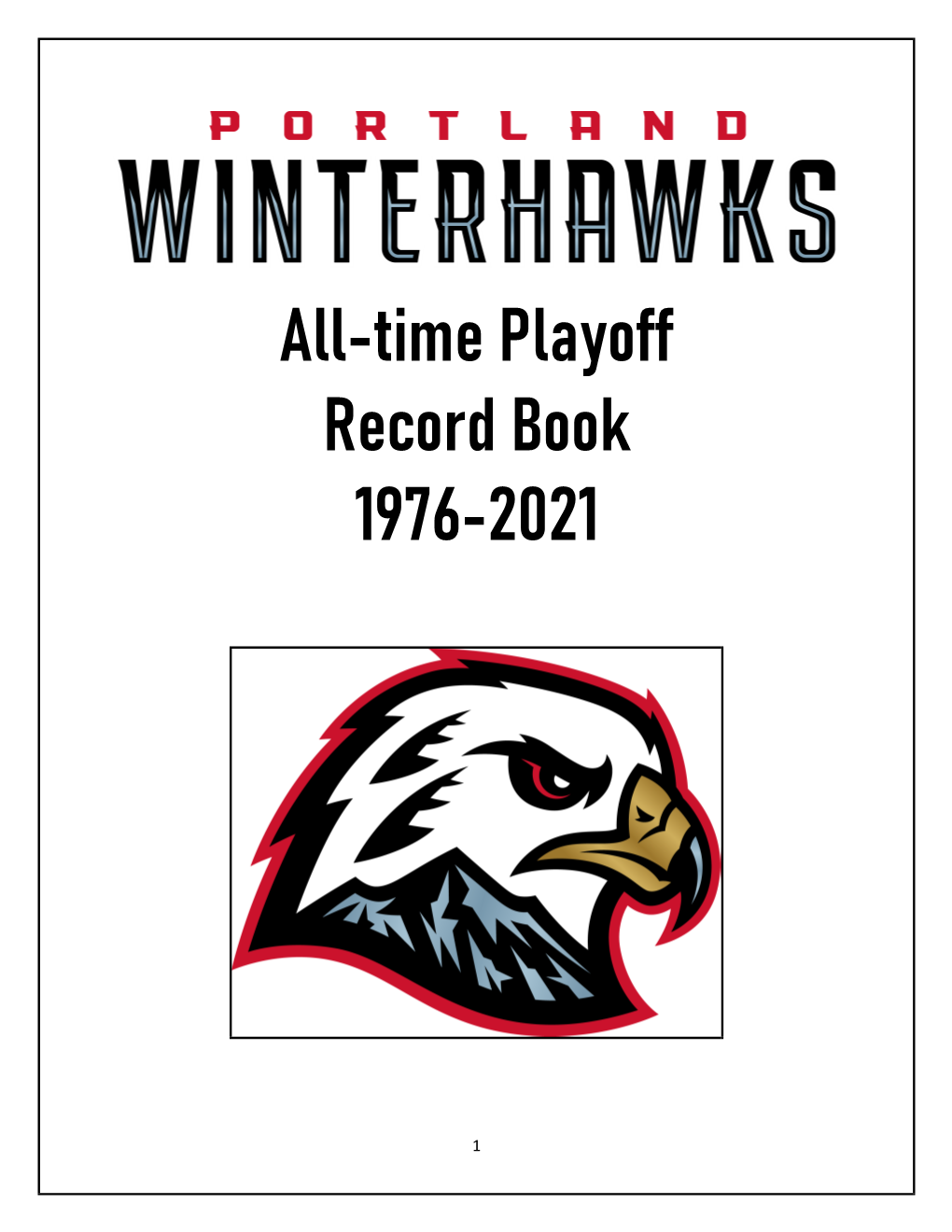 2020-21 Playoff Record Book