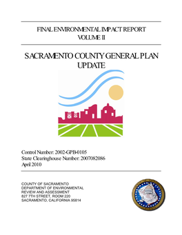 Sacramento County General Plan Update