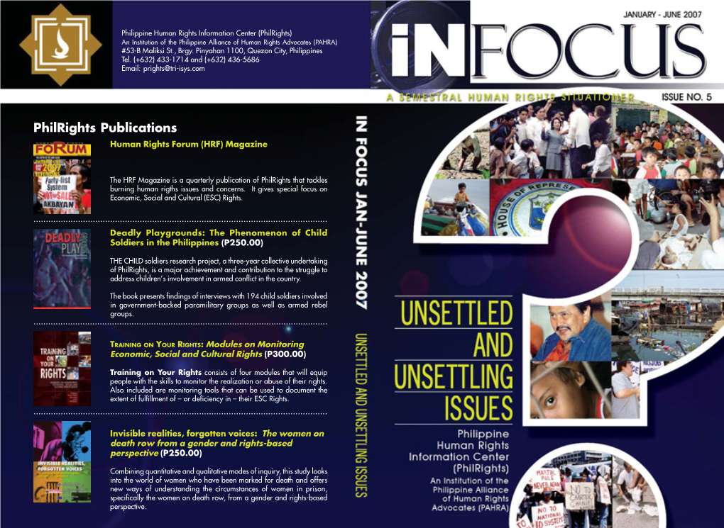 Infocus Cover