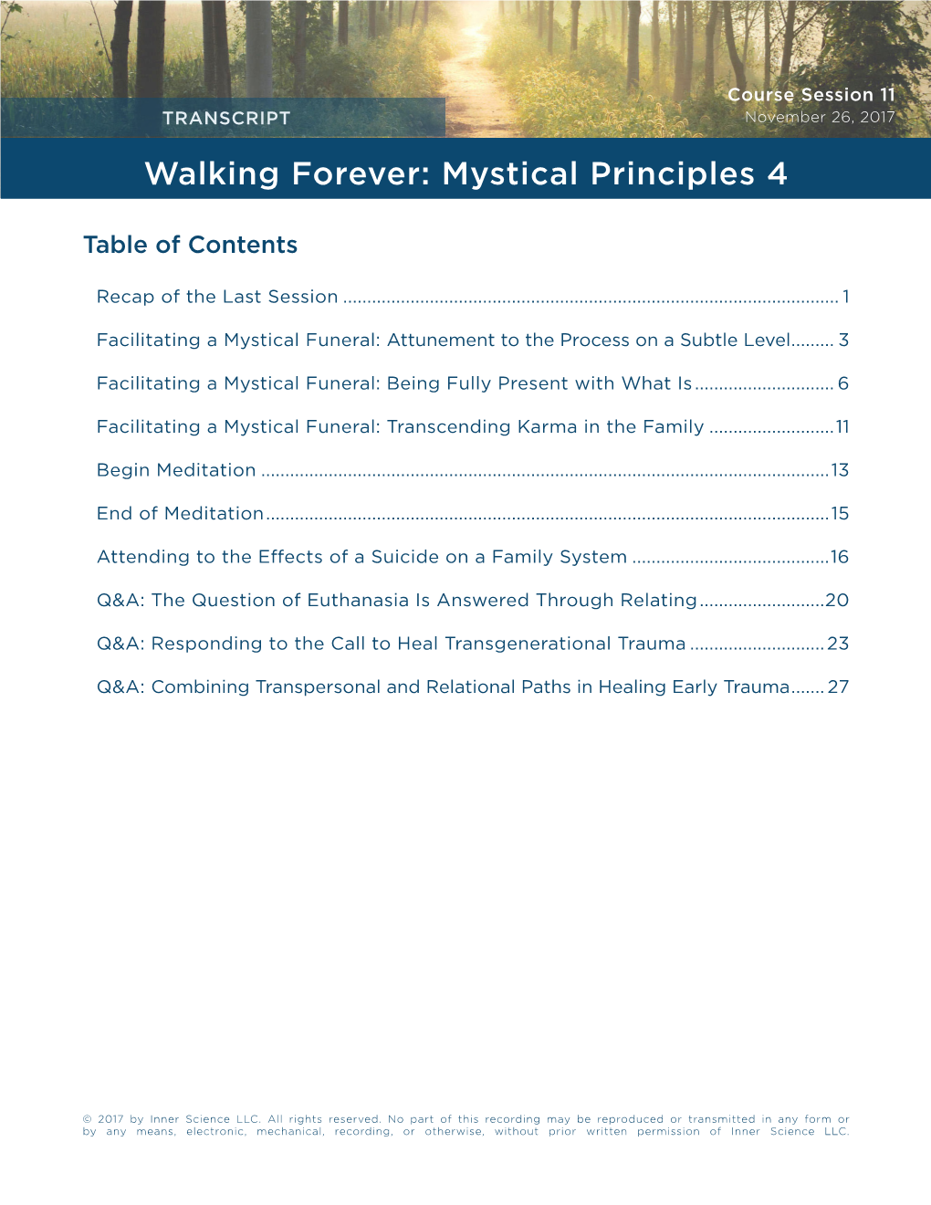 Mystical Principles 4